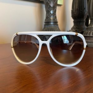 Michael Kors white and gold JEMMA style sunglasses